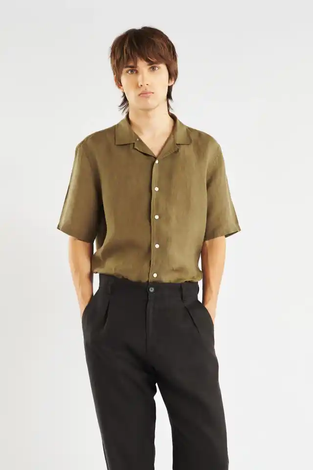 CAMISA MALIBU LINO M/C